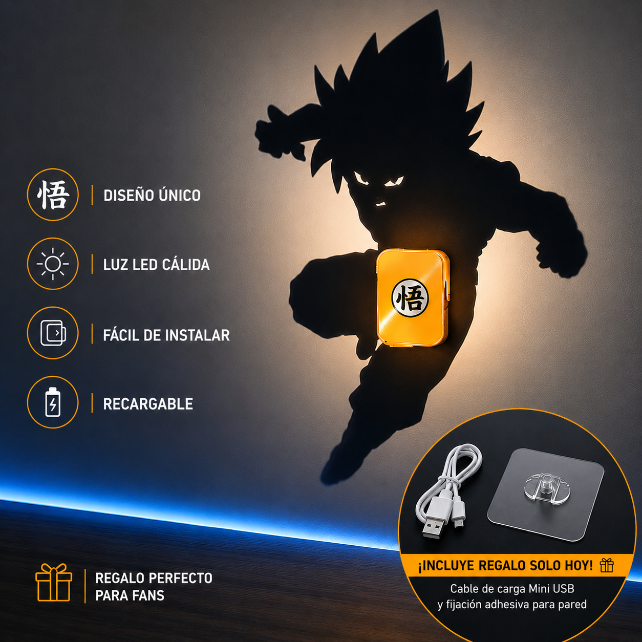 Lámpara Super Saiyan